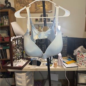 SKIMS Light Blue Bra